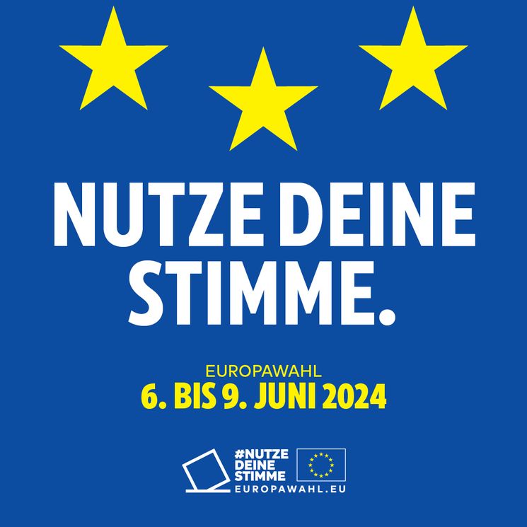 Aufruf: Nutze deine Stimme bei der Europwahl vom 6. bis zum 9. Juni