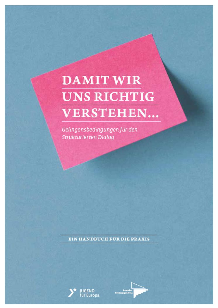 Titelblatt Broschüre: Damit wir uns richtig verstehen