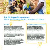 Titelbild von Factsheet zu Nachhaltigkeit