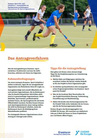 Factsheet zum Antragsverfahren in Erasmus+ Sport Leitaktion 1
