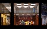 oben: Anna Kissjudit (Erda), unten: Peter Rose (Fafner), Mika Kares (Fasolt), Lauri Vasar (Donner), Rolando Villazón (Loge), Siyabonga Maqungo (Froh), Claudia Mahnke (Fricka), Michael Volle (Wotan), Anett Fritsch (Freia)