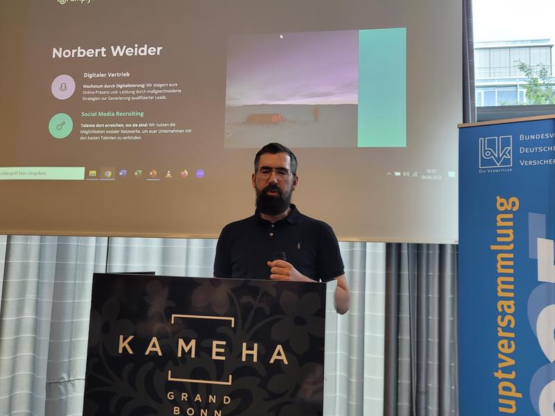 Norbert Weider referierte zum Thema Digital Recruiting.