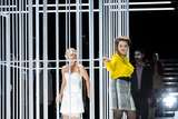 Vida Miknevičiūtė (Elsa von Brabant), Ekaterina Gubanova (Ortrud) und Herren des Staatsopernchors