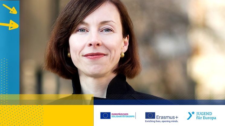 Portrait von Frauke Muth, neue Leiterin von JUGEND für Europa