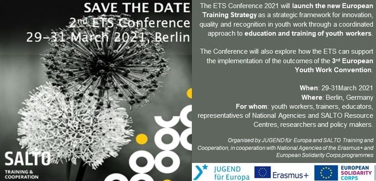 Save the date zur zweiten ETS-Konferenz vom 29. bis zum 31. März in Berlin