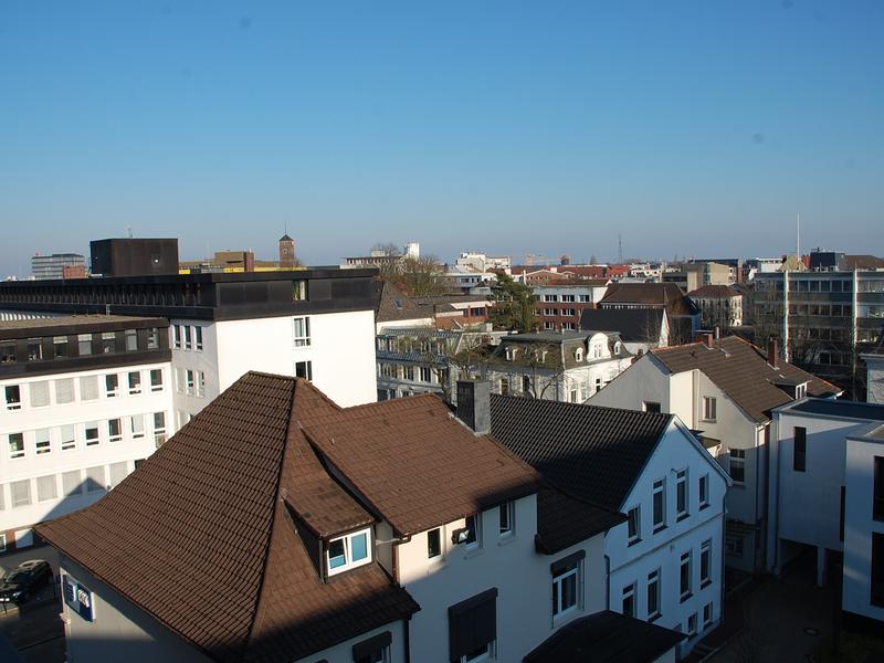 Pausenausblick über den Dachern von Oldenburg