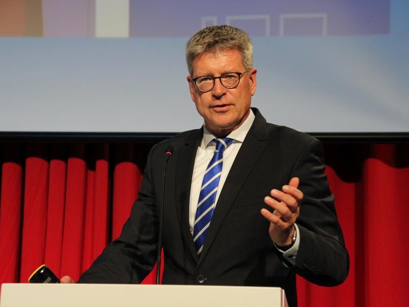 BVK-Vizepräsident Gerald Archangeli informierte u. a. über die Presse- und Öffentlichkeitsarbeit, die Bildungsakademie und die europäische Interessenvertretung des Verbandes