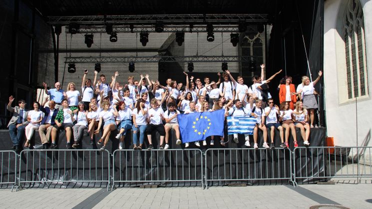 Teilnehmende der Jugendbegegnung / Foto: Europaarbeit Stadt Detmold
