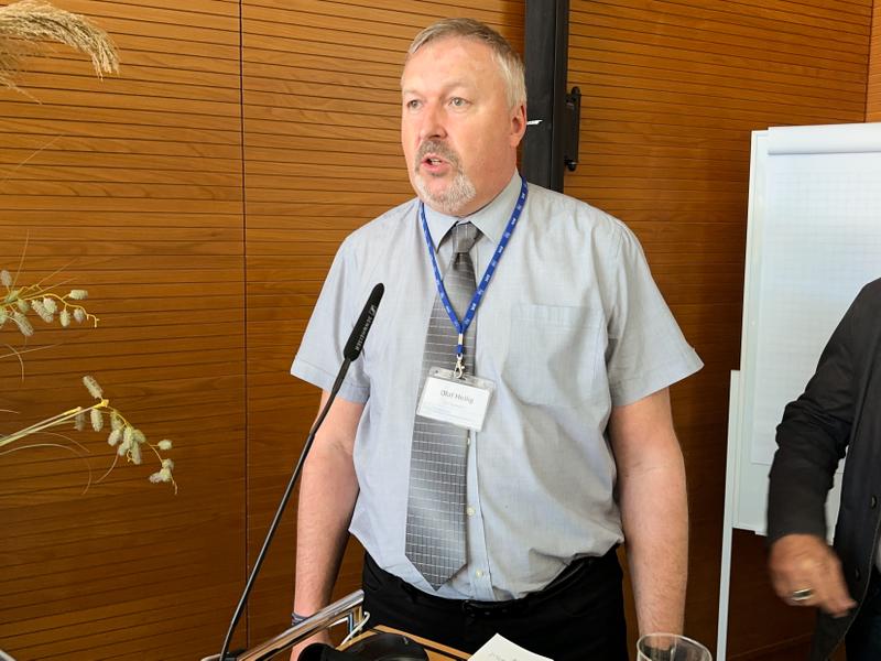 BV Vorsitzender von Schwerin Olaf Heilig als Versammlungsleiter