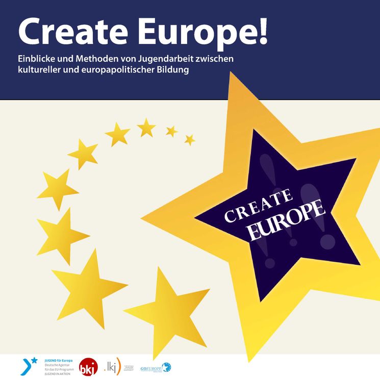 Titel der Broschüre Create Europe