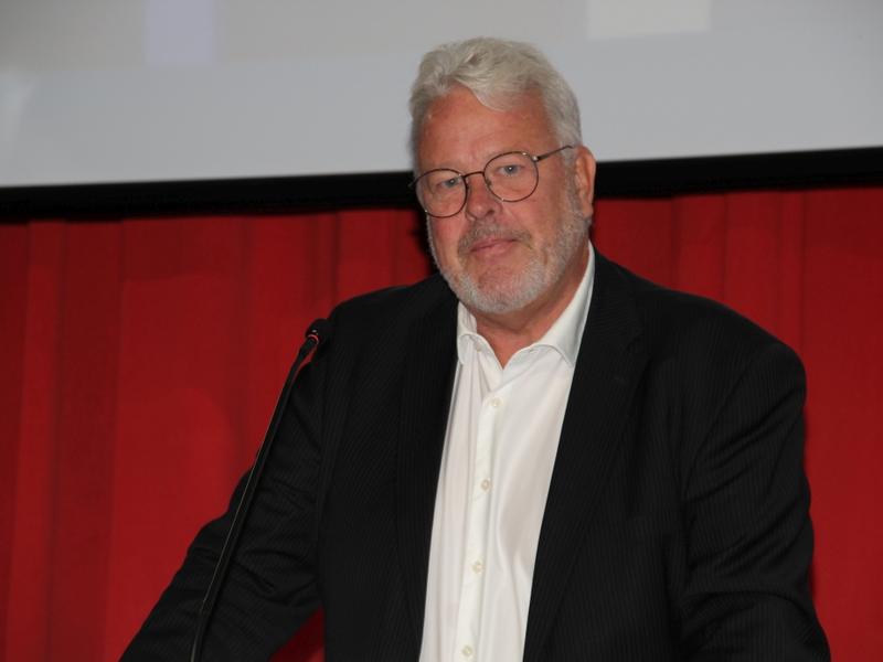 Auch der Präsident der IHK Bonn / Rhein-Sieg Stefan Hagen grüßte die Jahreshauptversammlung