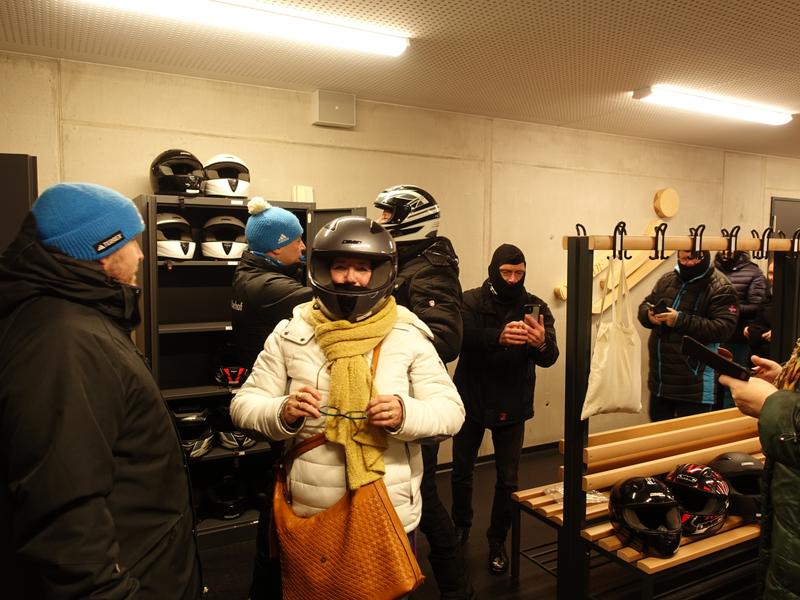 Die Vorbereitungen laufen - mit 70 km/h ins Tal