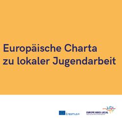 EGL - Europäische Charta zu lokaler Jugendarbeit