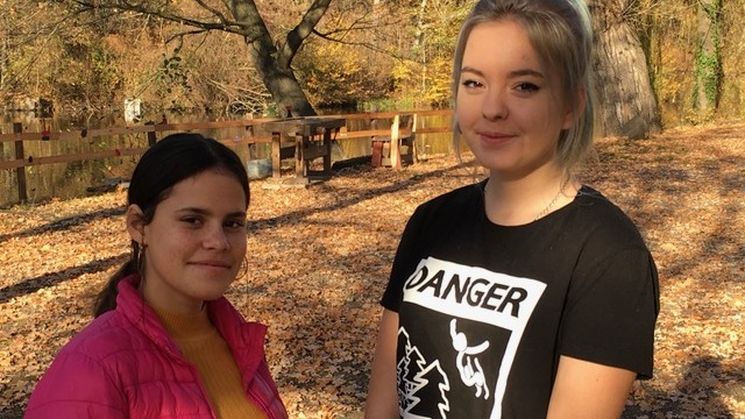 Melanie und Julita: Teilnehmerinnen der internationalen Jugendbegegnung SEED