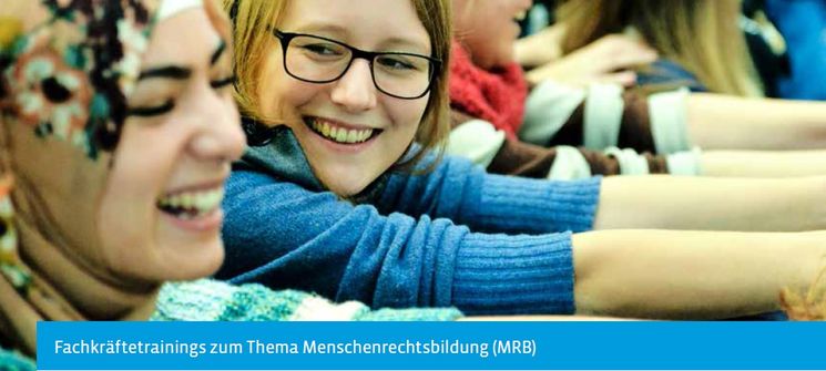 Flyer zum Training Menschenrechte