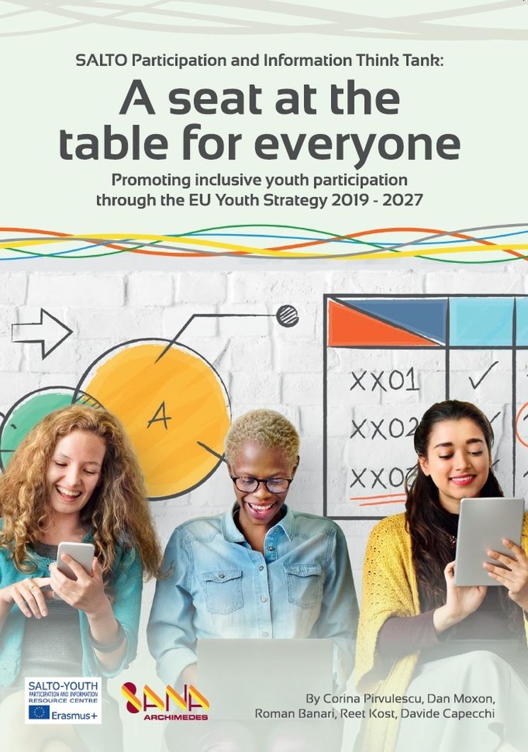 Titelblatt der Broschüre "A seat at the table"