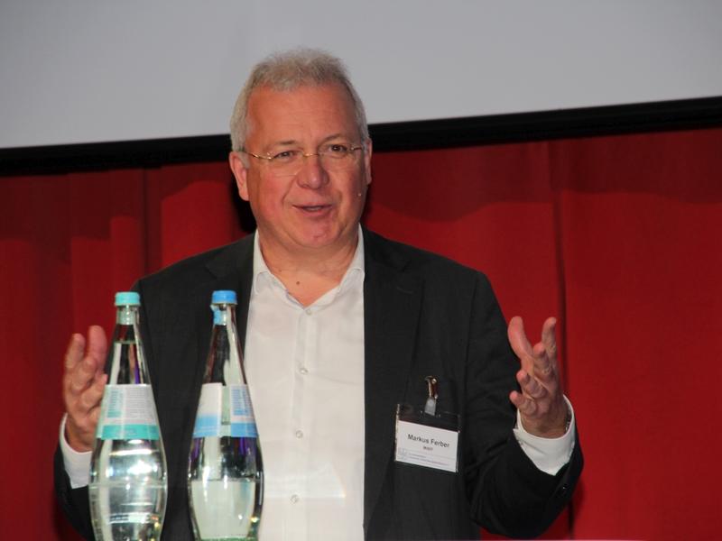 Der Europaabgeordnete Markus Ferber plädierte für eine maßvolle Regulierung der Finfluencer