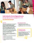 Coverbild der Publikation Factsheet zum Freiwilligendienst im Europäischen Solidaritätskorps