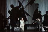 Alfredo Daza (Der Einäugige), Michaela Schuster (Die Amme), Iréne Theorin (Baraks Frau) und Grigory Shkarupa (Der Einarmige)