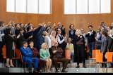 Lauri Vasar (Gunther), Andreas Schager (Siegfried), Mandy Fredrich (Gutrune), Mika Kares (Hagen), Anja Kampe (Brünnhilde), Staatsopernchor