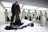 René Pape (Ramphis), Yusif Eyvazov (Ramadés), Herren des Staatsopernchores