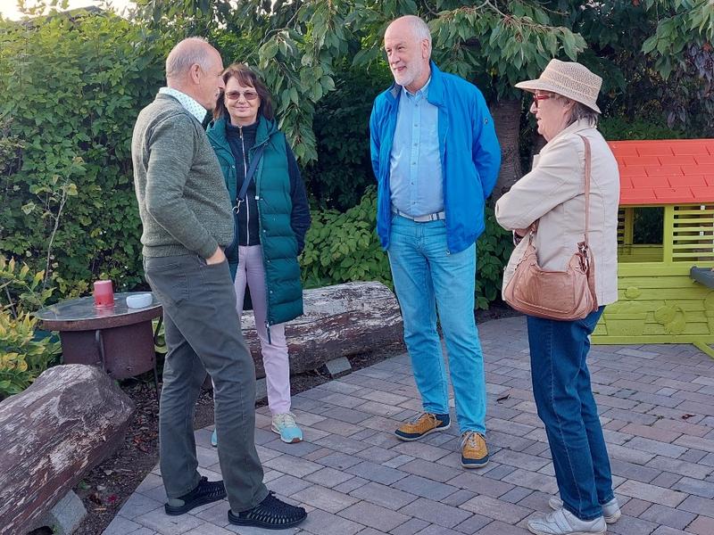 LV-Vorsitzender Jörg Rackow im Gespräch