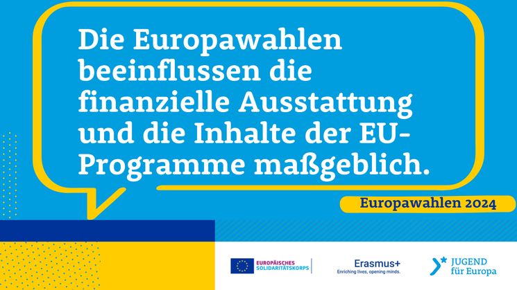 Zitat: Die Europawahlen beeinflussen die finanzielle Ausstattung und die Inhalte der EU-Programme maßgeblich.