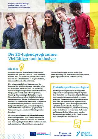 Factsheet zu Inklusion und Vielfalt