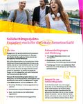 Coverbild der Publikation Factsheet zu den Solidaritätsprojekten im ESK für junge Menschen