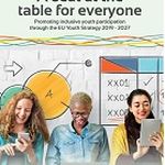Titelbild von A seat at the table for everyone. Promoting inclusive youth participation through the EU Youth Strategy 2019 – 2027