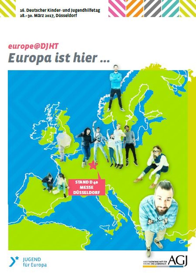 Broschüre zu europe@djht für Besucherinnen und Besucher