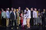 Michael Volle (Don Giovanni), Serena Sáenz (Zerlina), David Oštrek (Masetto), Slávka Zámečníková (Donna Anna) und der Staatsopernchor