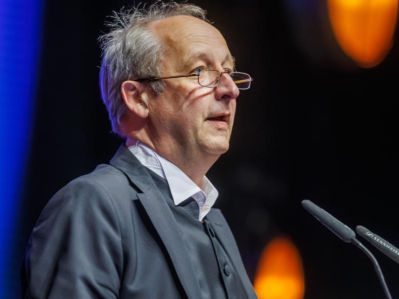 Dr. Christian Stäblein, Bischof der Evangelischen Kirche Berlin-Brandenburg-schlesische Oberlausitz hielt eine Rede über die Bedeutung der Existenz