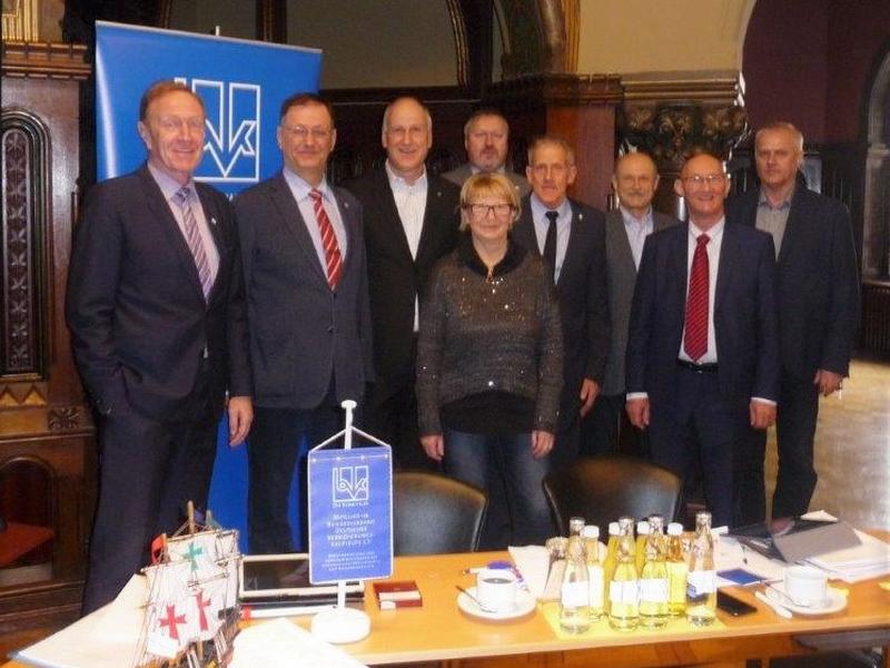 Der alte und neue BV Vorstand mit Michael Heinz Präsident des BVK e.V.