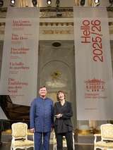 Christian Thielemann und Elisabeth Sobotka zur Präsentation der Spielzeit 2025/26 am 27.03.2025
