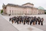 Die Staatskapelle auf dem Bebelplatz, vor der Staatsoper.