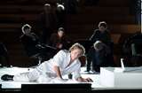 Roberto Alagna (Lohengrin) und Herren des Staatsopernchors