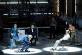 Adam Kutny (Heerrufer des Königs), Martin Gantner (Friedrich von Telramund), René Pape (Heinrich der Vogler), Roberto Alagna (Lohengrin) und Herren des Staatsopernchors