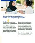 Coverbild der Publikation Factsheet zu Kooperationspartnerschaften in Erasmus+ Jugend