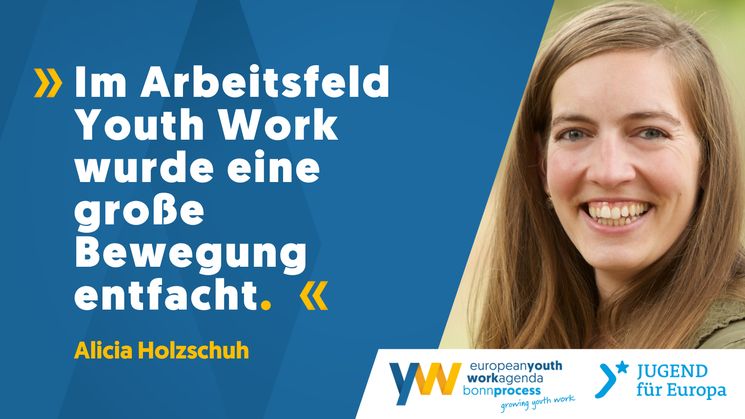 Zitat: "Im Arbeitsfeld Youth Work wuirde eine große Bewegung entfacht."