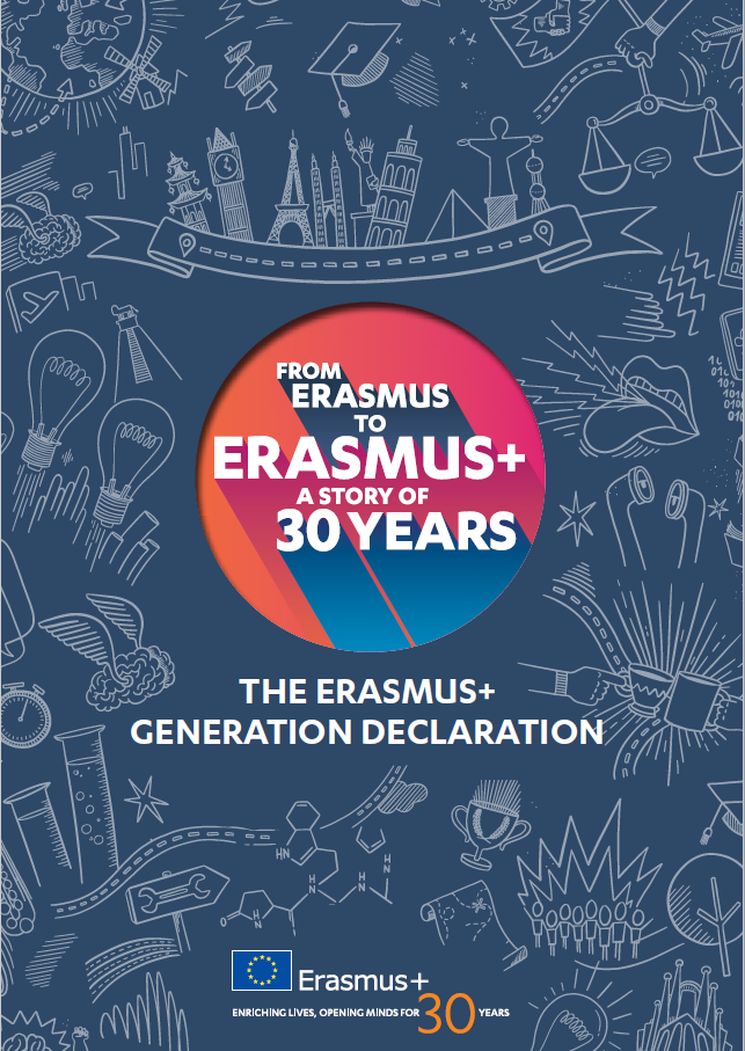 Titelbild der Deklaration der Erasmus+ Generation