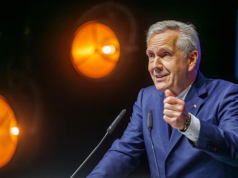 Bundespräsident a. D. Christian Wulff analysierte in seiner Rede gesellschaftliche und politische Herausforderungen