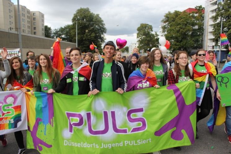 PULS steht hinter TuSeta Jugend bei der Turku Pride. Bild: PULS Düsseldorf