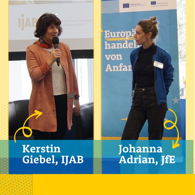 Kerstin Giebel, IJAB und Johanna Adrian, JfE