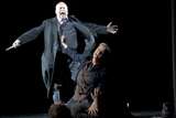 Falk Struckmann (Don Pizarro), Camilla Nylund (Leonore) und Andreas Schager (Florestan)